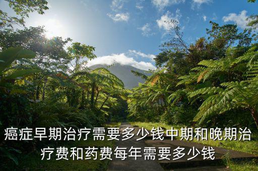 癌癥早期治療需要多少錢中期和晚期治療費和藥費每年需要多少錢