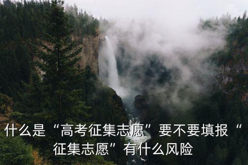 湖北考生怎么參加征集志愿,什么是高考征集志愿