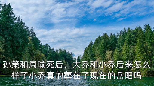 孫策和周瑜死后，大喬和小喬后來怎么樣了小喬真的葬在了現(xiàn)在的岳陽嗎