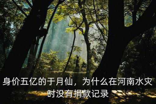 河南水災許家印捐多少,這次河南水災都捐了多少