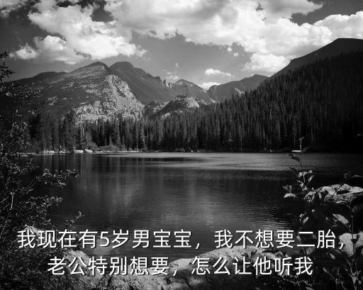 我現在有5歲男寶寶，我不想要二胎，老公特別想要，怎么讓他聽我