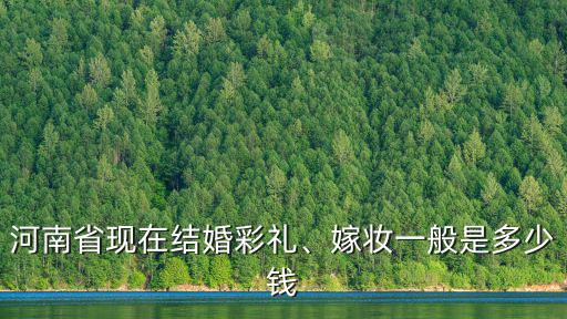 河南長葛結(jié)婚彩禮總共多少錢,結(jié)婚總共得花多少錢