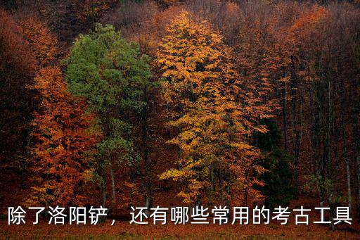 除了洛陽鏟，還有哪些常用的考古工具