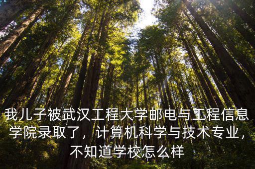 武漢工程科技學院計算機科學與技術怎么樣,計算機科學與技術專業