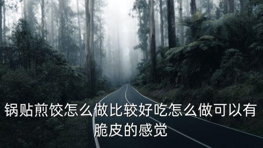 鍋貼煎餃怎么做比較好吃怎么做可以有脆皮的感覺