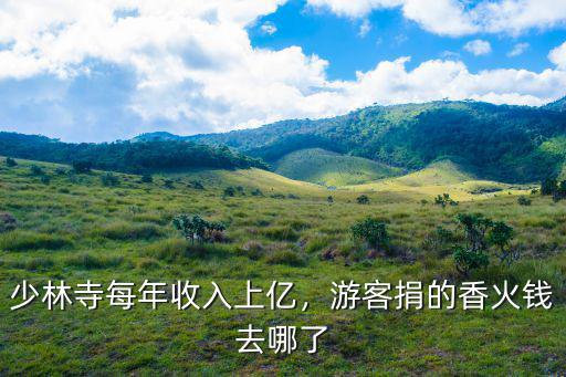 少林寺每年收入上億，游客捐的香火錢去哪了