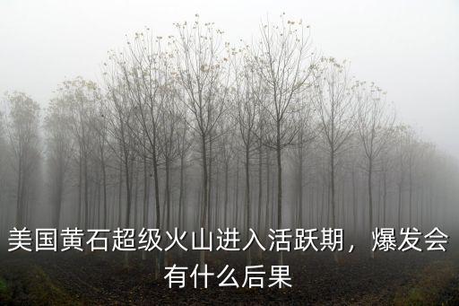 黃石火山如果爆發美國怎么應對,美國的黃石公園火山如果爆發