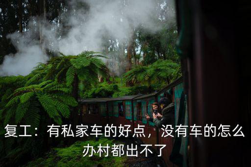 復工：有私家車的好點，沒有車的怎么辦村都出不了