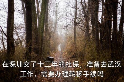 深圳辭職去武漢工作社保怎么辦理,準備去武漢工作