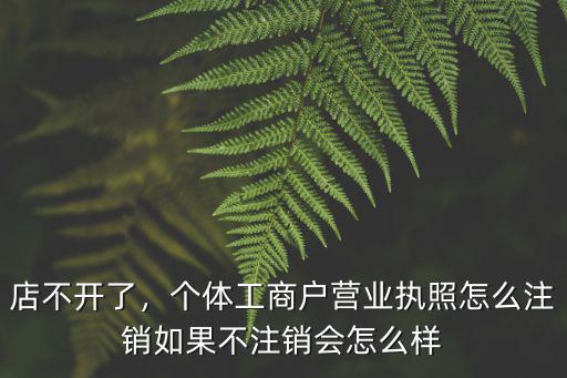 宜昌市個體工商戶怎么注銷,個體工商戶營業執照怎么注銷