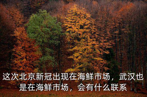 這次北京新冠出現(xiàn)在海鮮市場，武漢也是在海鮮市場，會有什么聯(lián)系