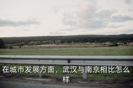 在城市發展方面，武漢與南京相比怎么樣