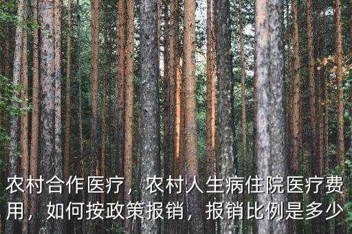 河南農村醫療怎么報銷比例是多少,報銷比例是多少
