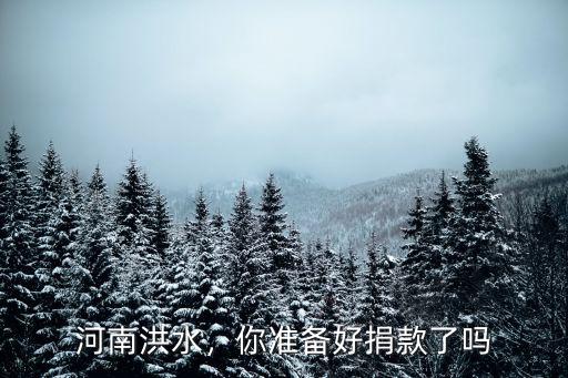 河南洪水馮提莫捐了多少,這次河南水災(zāi)都捐了多少