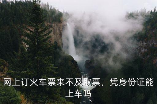 鄭州網上訂票怎么上車,網上訂火車票來不及取票