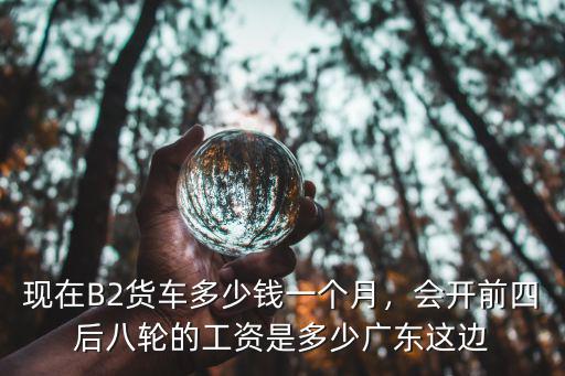 現在B2貨車多少錢一個月，會開前四后八輪的工資是多少廣東這邊