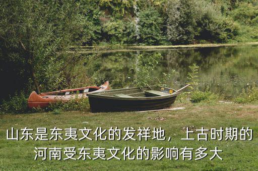 河南東夷指的是哪里,東夷是現在的哪里