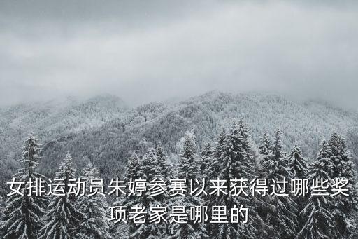 女排運動員朱婷參賽以來獲得過哪些獎項老家是哪里的