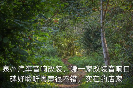 泉州洛陽哪里有改汽車音響的,泉州汽車音響改裝