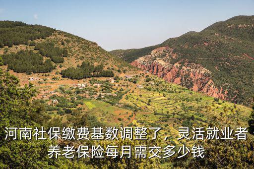 河南社保繳費(fèi)基數(shù)調(diào)整了，靈活就業(yè)者養(yǎng)老保險(xiǎn)每月需交多少錢