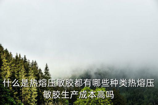 鶴壁熱熔壓敏膠多少錢一噸,什么是熱熔壓敏膠