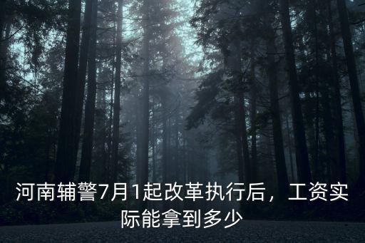 河南鄲城輔警工資多少,工資實際能拿到多少