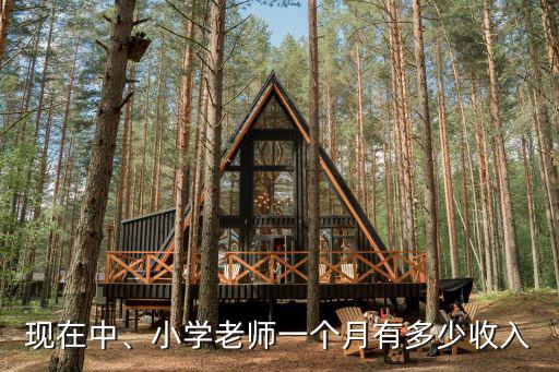 現(xiàn)在中、小學(xué)老師一個(gè)月有多少收入
