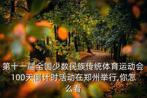 第十一屆全國少數民族傳統體育運動會100天倒計時活動在鄭州舉行,你怎么看