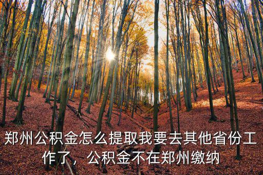 鄭州怎么取公積金余額,鄭州公積金怎么提取