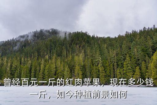 曾經(jīng)百元一斤的紅肉蘋果，現(xiàn)在多少錢一斤，如今種植前景如何