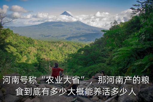河南號稱“農業大省”，那河南產的糧食到底有多少大概能養活多少人