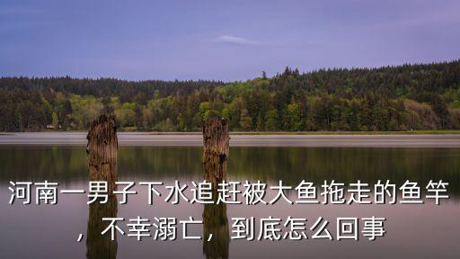 河南一男子下水追趕被大魚拖走的魚竿，不幸溺亡，到底怎么回事