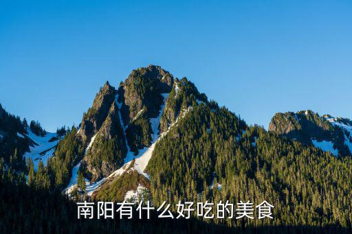 南陽小廚房哪里好吃,南陽有什么好吃的美食