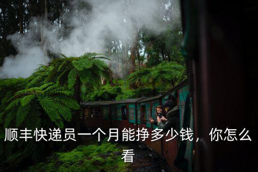 鄭州順豐騎手一月能掙多少,順豐快遞員一個月能掙多少錢
