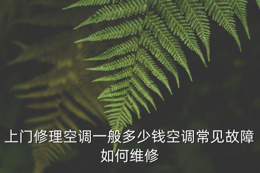 鶴壁空調維修多少錢,上門修理空調一般多少錢