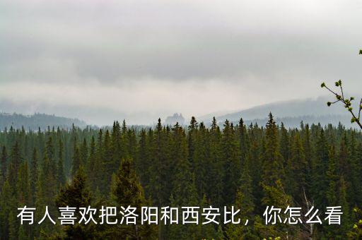 有人喜歡把洛陽和西安比，你怎么看