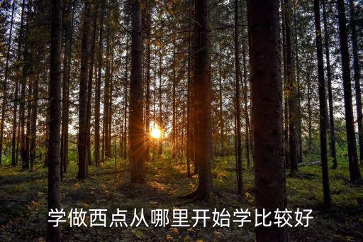 學做西點從哪里開始學比較好
