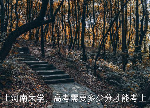 上河南大學(xué)，高考需要多少分才能考上