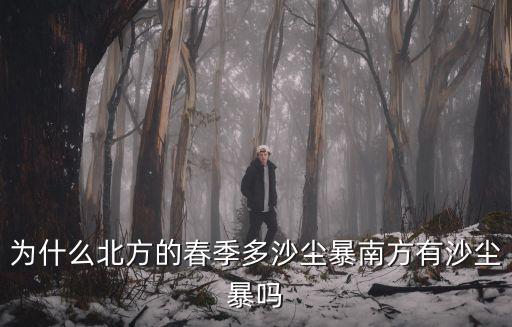 為什么北方的春季多沙塵暴南方有沙塵暴嗎