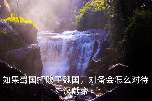 如果蜀國打敗了魏國，劉備會怎么對待漢獻帝