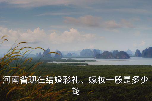 河南省現(xiàn)在結(jié)婚彩禮、嫁妝一般是多少錢