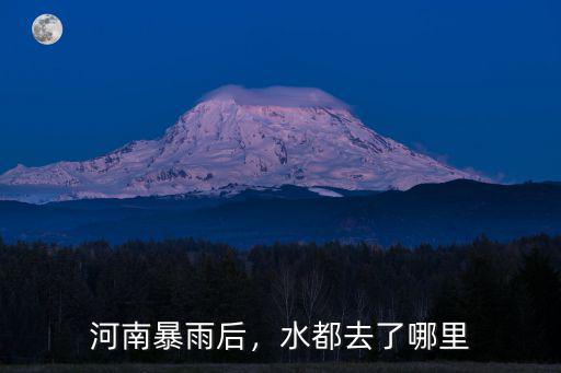 鄭州遭遇特大暴雨水都排到哪里去了,鄭州特大暴雨之后