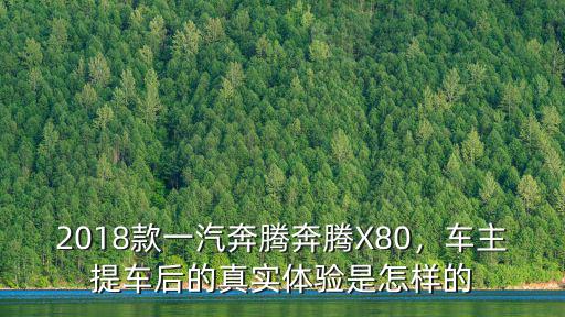 一汽奔騰x80車鄭州怎么賣,2018款一汽奔騰