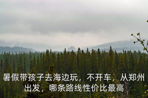 暑假帶孩子去海邊玩，不開車，從鄭州出發，哪條路線性價比最高