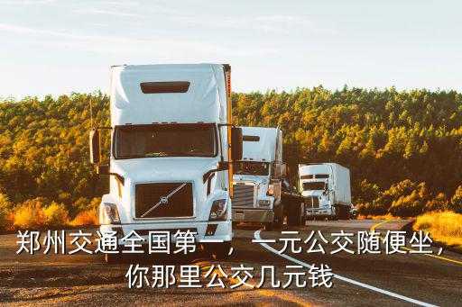 鄭州交通全國第一，一元公交隨便坐，你那里公交幾元錢