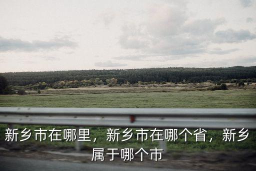 新鄉(xiāng)市在哪里，新鄉(xiāng)市在哪個(gè)省，新鄉(xiāng)屬于哪個(gè)市