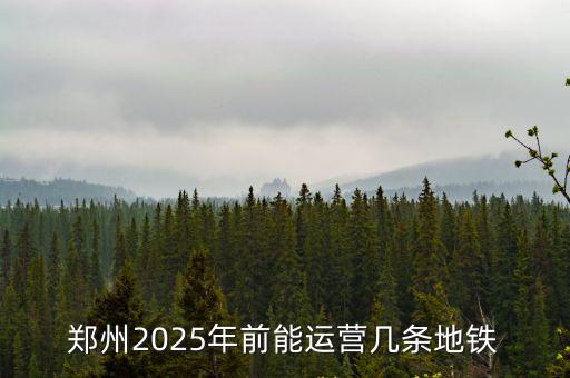 鄭州地鐵利潤多少,鄭州規劃了20多條地鐵