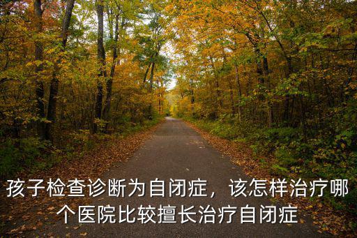 孩子檢查診斷為自閉癥，該怎樣治療哪個醫(yī)院比較擅長治療自閉癥