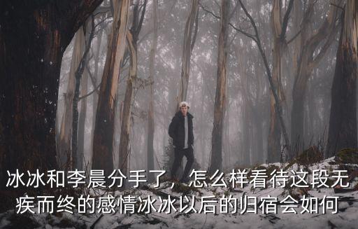 冰冰和李晨分手了，怎么樣看待這段無疾而終的感情冰冰以后的歸宿會如何