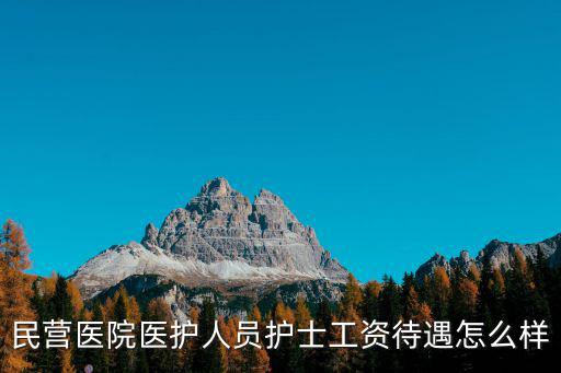 民營醫(yī)院醫(yī)護(hù)人員護(hù)士工資待遇怎么樣